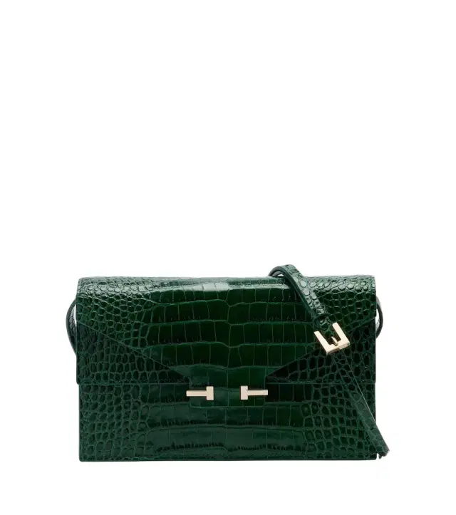Aube Mini leather crossbody bag