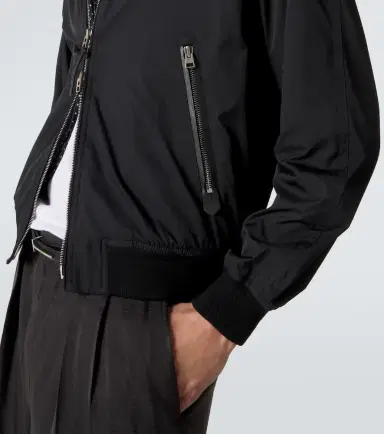 Tom Ford Leather-trimmed jacket | Thumbnail 3