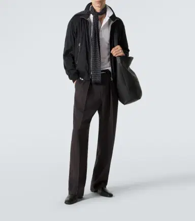 Tom Ford Leather-trimmed jacket | Thumbnail 6