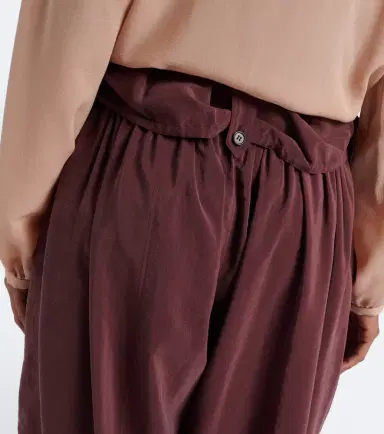 Chloe Chloé Silk-blend poplin wide-leg pants | Thumbnail 5