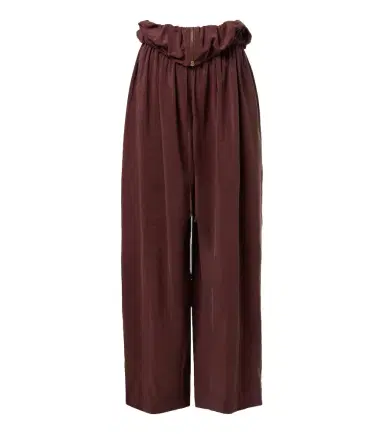 Chloe Chloé Silk-blend poplin wide-leg pants | Thumbnail 1
