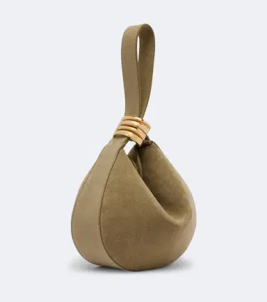 AMANU Zambia Ring Small suede top-handle bag | Thumbnail 2 AMANU Zambia Ring Small suede top-handle bag | Thumbnail 2