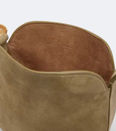 AMANU Zambia Ring Small suede top-handle bag | Thumbnail 3 AMANU Zambia Ring Small suede top-handle bag | Thumbnail 3