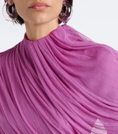Christopher Esber Veil draped caped minidress | Thumbnail 3