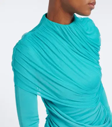 Christopher Esber Veil draped caped midi dress | Thumbnail 2 Christopher Esber Veil draped caped midi dress | Thumbnail 2
