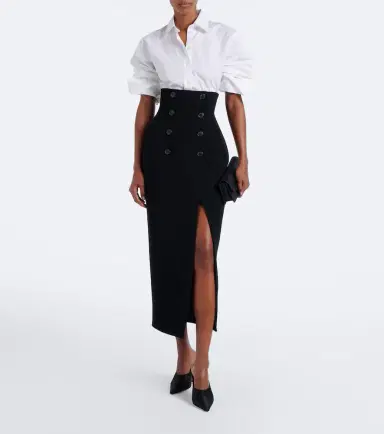Amina Muaddi Felicia satin mules | Thumbnail 5 Amina Muaddi Felicia satin mules | Thumbnail 5