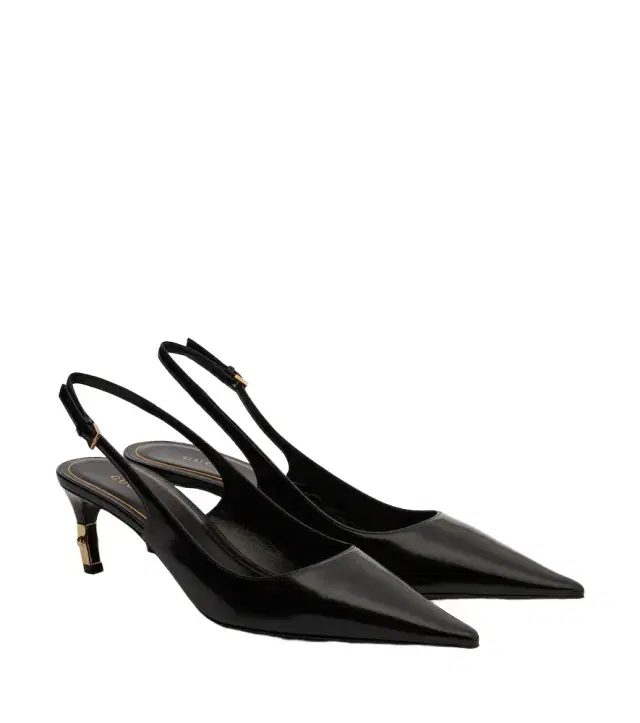 Gucci Eva leather slingback pumps