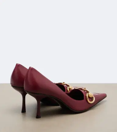Gucci Helena Horsebit leather pumps | Thumbnail 3 Gucci Helena Horsebit leather pumps | Thumbnail 3