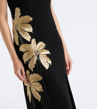 Costarellos Terrin embellished crêpe gown | Thumbnail 6 Costarellos Terrin embellished crêpe gown | Thumbnail 6