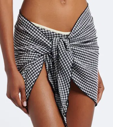 Montce Gingham beach cover-up | Thumbnail 2 Montce Gingham beach cover-up | Thumbnail 2