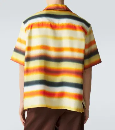 Loewe Paula's Ibiza striped cotton-blend shirt | Thumbnail 2