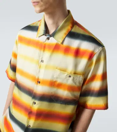 Loewe Paula's Ibiza striped cotton-blend shirt | Thumbnail 3