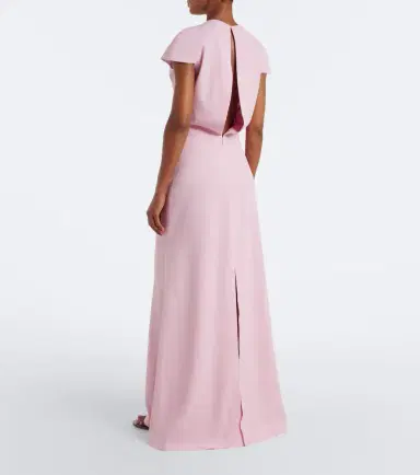 Jil Sander Open-back virgin wool gown | Thumbnail 3 Jil Sander Open-back virgin wool gown | Thumbnail 3