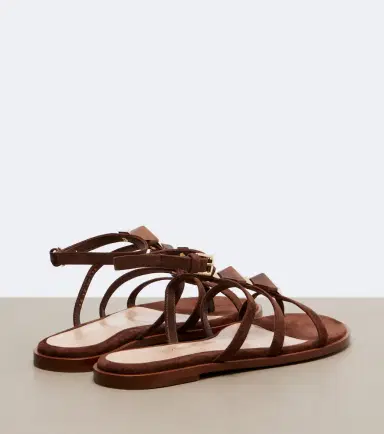 Gianvito Rossi Studded suede thong sandals | Thumbnail 3 Gianvito Rossi Studded suede thong sandals | Thumbnail 3