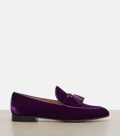 Gianvito Rossi Tasseled velvet loafers | Thumbnail 4 Gianvito Rossi Tasseled velvet loafers | Thumbnail 4