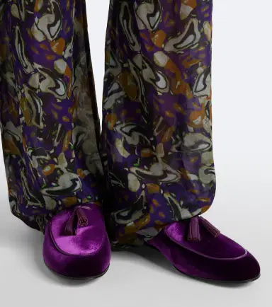 Gianvito Rossi Tasseled velvet loafers | Thumbnail 6 Gianvito Rossi Tasseled velvet loafers | Thumbnail 6