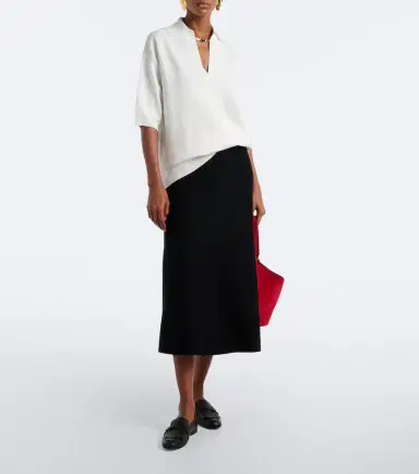 Max Mara Knitted A-line midi skirt | Thumbnail 5
