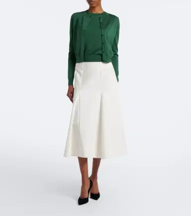 Carolina Herrera Silk and cotton cardigan | Thumbnail 5 Carolina Herrera Silk and cotton cardigan | Thumbnail 5