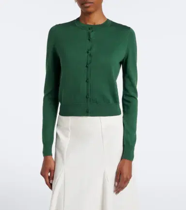 Carolina Herrera Silk and cotton cardigan | Thumbnail 7 Carolina Herrera Silk and cotton cardigan | Thumbnail 7