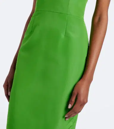 Carolina Herrera Off-shoulder silk faille cocktail dress | Thumbnail 3
