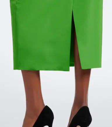 Carolina Herrera Off-shoulder silk faille cocktail dress | Thumbnail 6