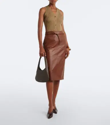 Max Mara Ribbed knit cotton-blend top | Thumbnail 7 Max Mara Ribbed knit cotton-blend top | Thumbnail 7