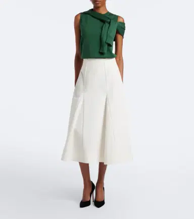 Carolina Herrera Silk and cotton tank top | Thumbnail 5