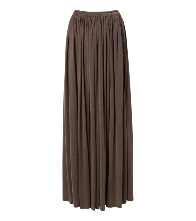 Jersey maxi skirt