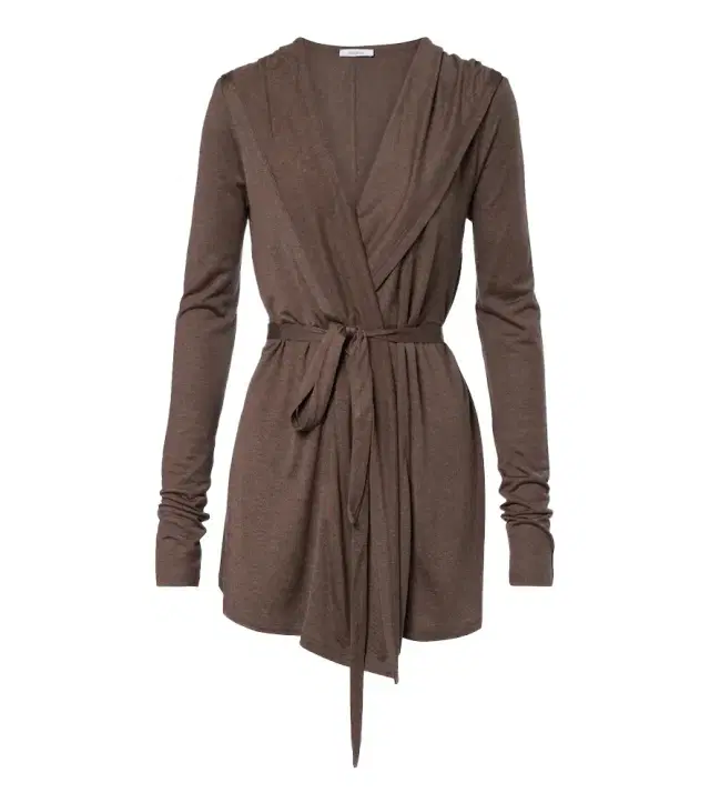 Jersey wrap cardigan