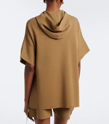 Max Mara Hooded knitted poncho | Thumbnail 5 Max Mara Hooded knitted poncho | Thumbnail 5