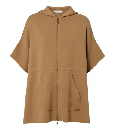 Max Mara Hooded knitted poncho | Thumbnail 1 Max Mara Hooded knitted poncho | Thumbnail 1