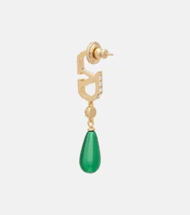 Valentino VLogo Swarovski-embellished earrings | Thumbnail 4