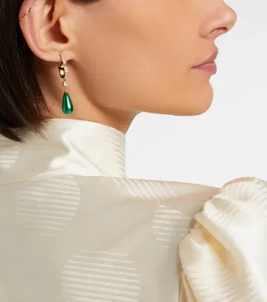 Valentino VLogo Swarovski-embellished earrings | Thumbnail 6