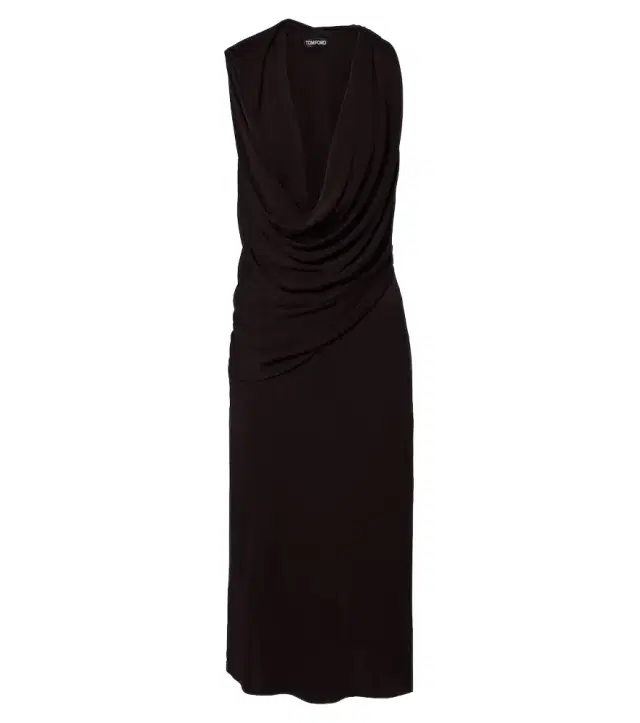 Tom Ford Crêpe jersey midi dress