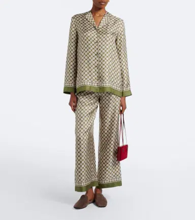 'S Max Mara Printed silk twill shirt | Thumbnail 2 'S Max Mara Printed silk twill shirt | Thumbnail 2
