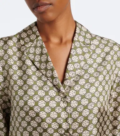 'S Max Mara Printed silk twill shirt | Thumbnail 5 'S Max Mara Printed silk twill shirt | Thumbnail 5