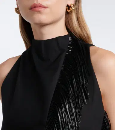 Sportmax Fringed halterneck cotton top | Thumbnail 5 Sportmax Fringed halterneck cotton top | Thumbnail 5