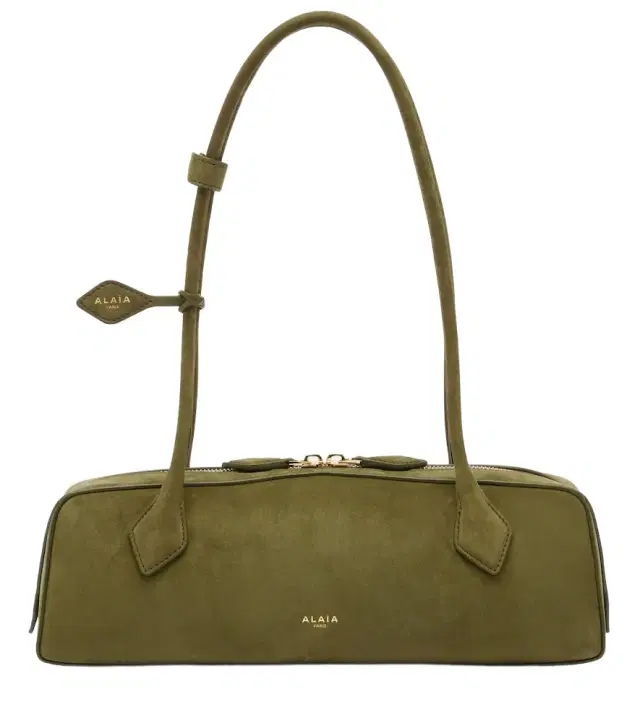 Alaia Alaïa Le Teckel Medium suede shoulder bag