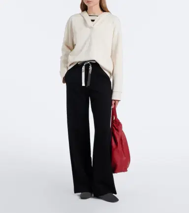 'S Max Mara 'S Max Mara Cotton-blend wide-leg pants | Thumbnail 3