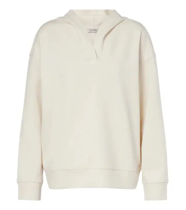 'S Max Mara Cotton-blend hoodie