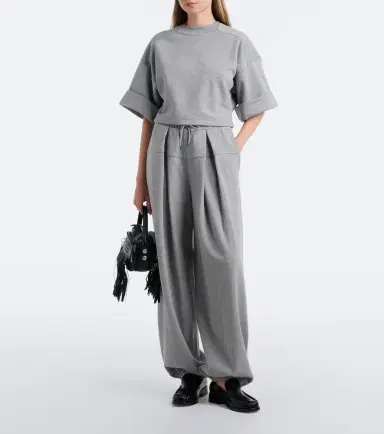 Sportmax Cotton-blend jersey sweatshirt | Thumbnail 4