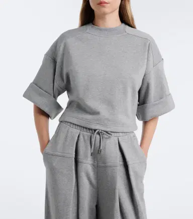 Sportmax Cotton-blend jersey sweatshirt | Thumbnail 6
