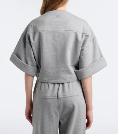 Sportmax Cotton-blend jersey sweatshirt | Thumbnail 7