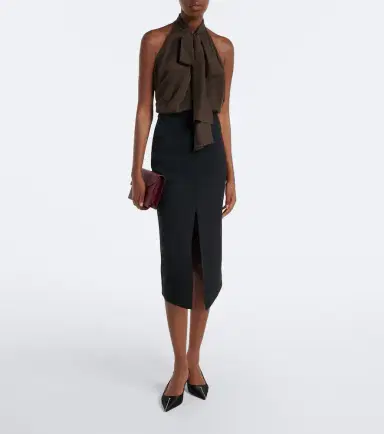 Tom Ford Satin slingback pumps | Thumbnail 5 Tom Ford Satin slingback pumps | Thumbnail 5