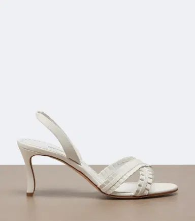 Manolo Blahnik Volusan leather slingback sandals | Thumbnail 2