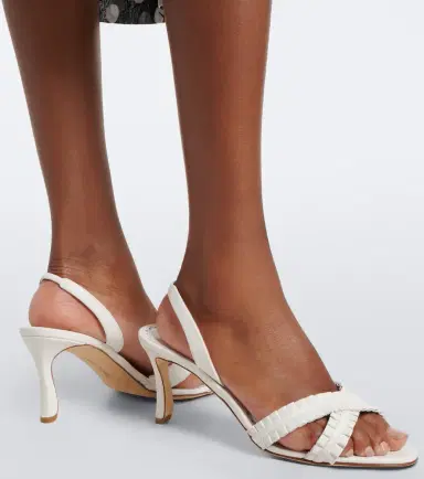 Manolo Blahnik Volusan leather slingback sandals | Thumbnail 5