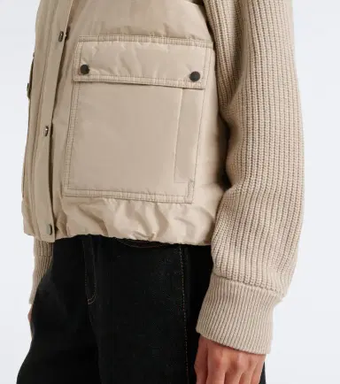 Brunello Cucinelli Wool, cashmere, and silk down jacket | Thumbnail 2 Brunello Cucinelli Wool, cashmere, and silk down jacket | Thumbnail 2