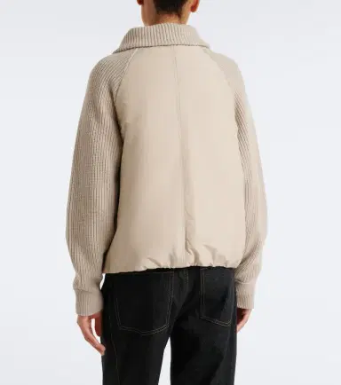 Brunello Cucinelli Wool, cashmere, and silk down jacket | Thumbnail 4 Brunello Cucinelli Wool, cashmere, and silk down jacket | Thumbnail 4