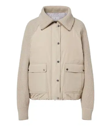 Brunello Cucinelli Wool, cashmere, and silk down jacket | Thumbnail 1 Brunello Cucinelli Wool, cashmere, and silk down jacket | Thumbnail 1