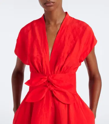 Alaïa Alaïa Belted midi dress | Thumbnail 2